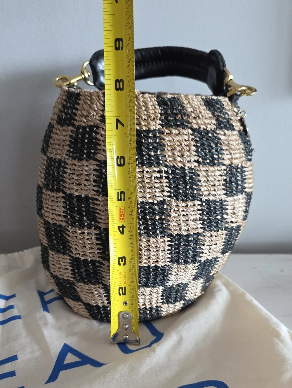 Clare V. Pot De Miel Checkered Bag - Picture 9 of 10